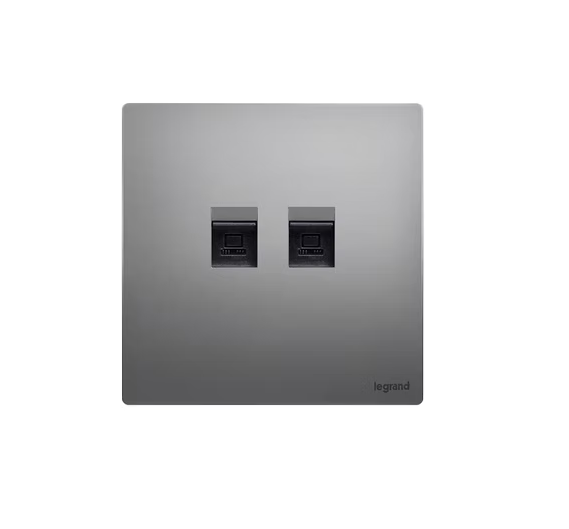 Legrand Mallia Senses 兩位RJ45 CAT5E 數據插座