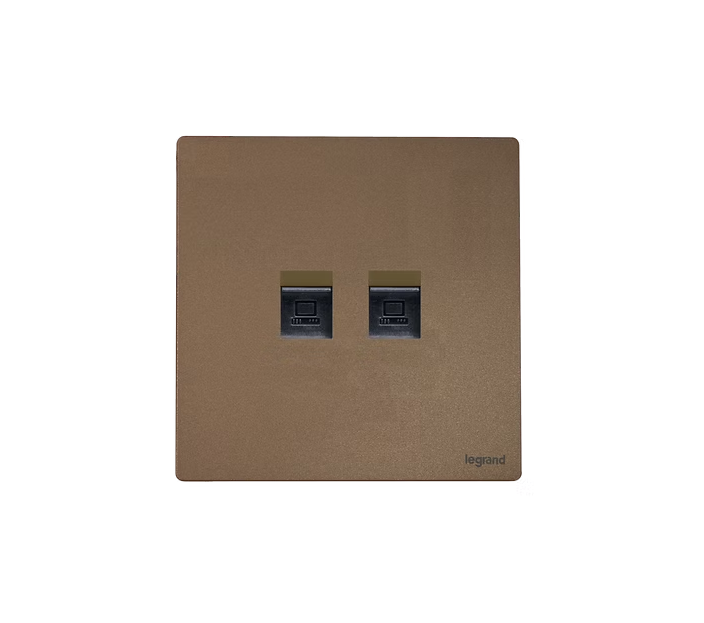 Legrand Mallia Senses 兩位RJ45 CAT5E 數據插座