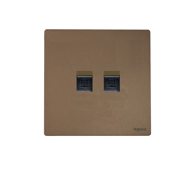 Legrand Mallia Senses  兩位RJ45 CAT6 數據插座
