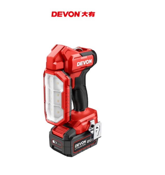 Devon 大有 摺疊檢修燈(鋰20V)(1000流明)(淨機) 5536-LI-20