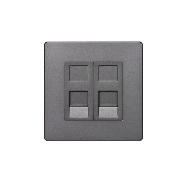 MK Aria 雅緻系列 孖位 CAT3電話插座