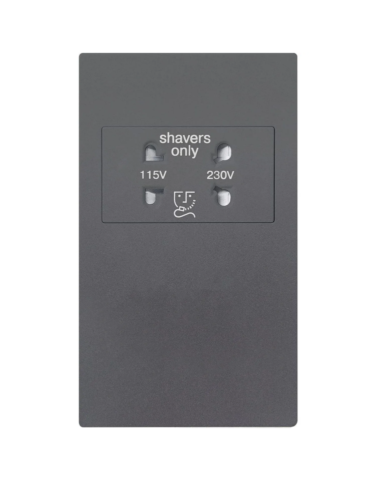 MK Aria 雅緻系列 110V/230V鬚刨插座