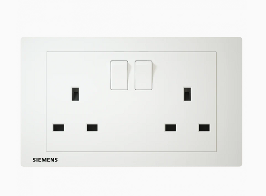 西門子 DELTA®relfa 13A 雙位開關插座