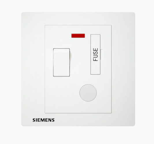 西門子 DELTA®relfa 13A有燈雙極開關保險菲士接線蘇