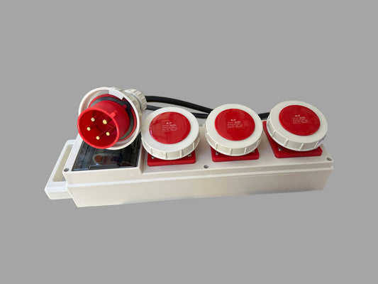 MJF 380V/220V/110V IP67 1分3 防水座