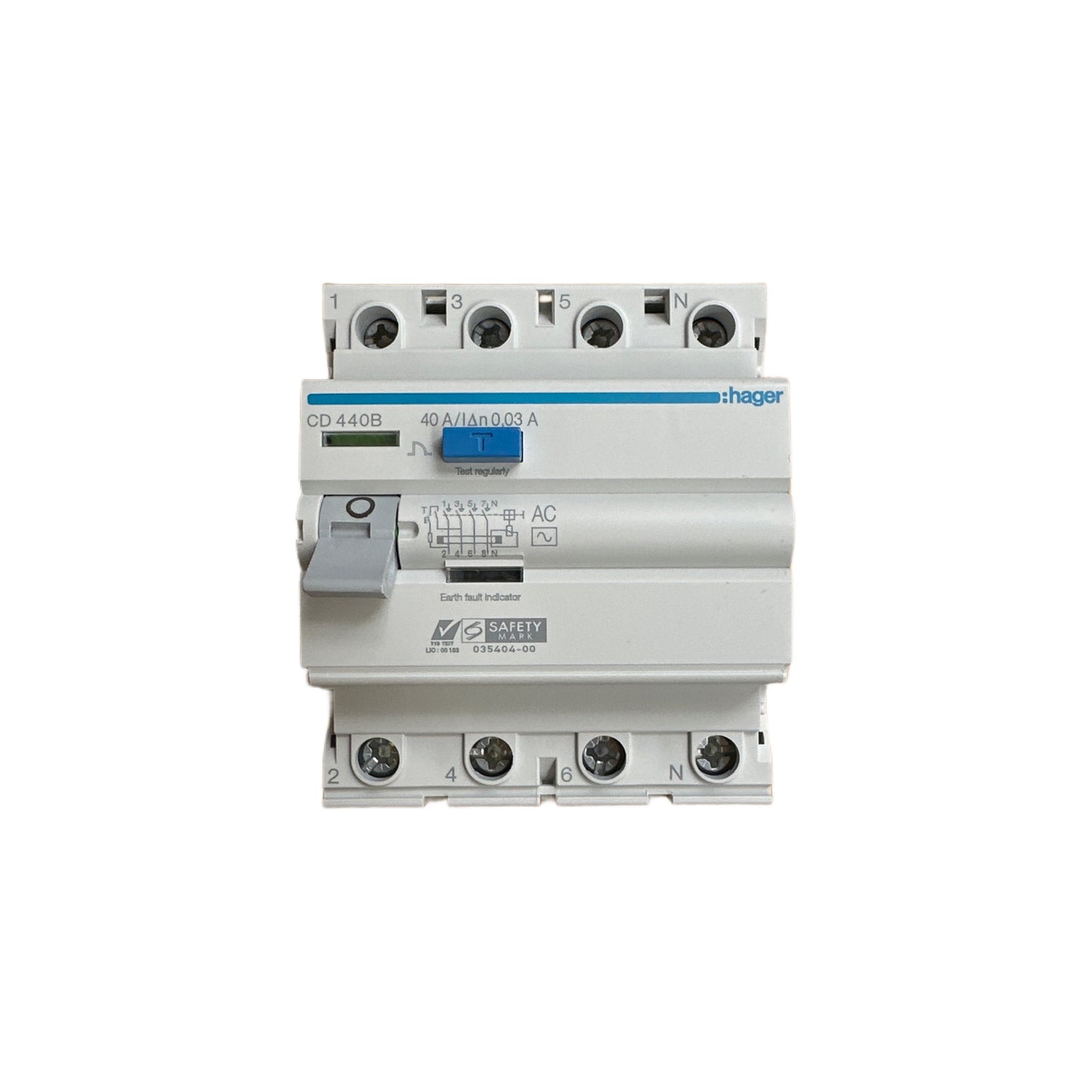 Hager-4P(四極)/微型斷路器(RCCB/水氣總掣)