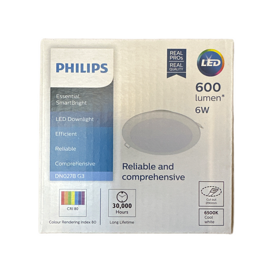 Philips 6W 暗裝天花燈