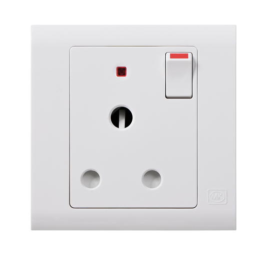 MK Essentials 意莎系列 15A有燈有掣單位插座