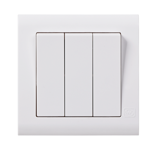 MK Essentials 意莎系列 10A 三位雙控開關掣