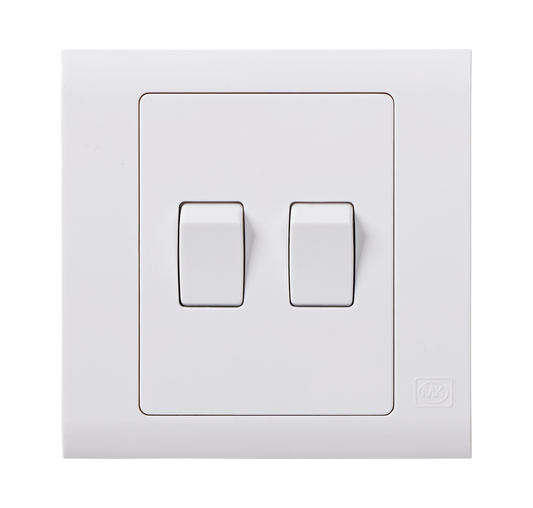 MK Essentials 意莎系列 10A 兩位雙控開關制