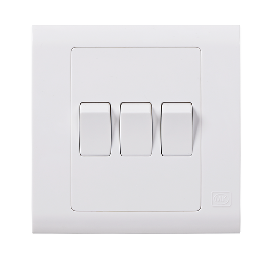 MK Essentials 意莎系列 10A 三位雙控開關制