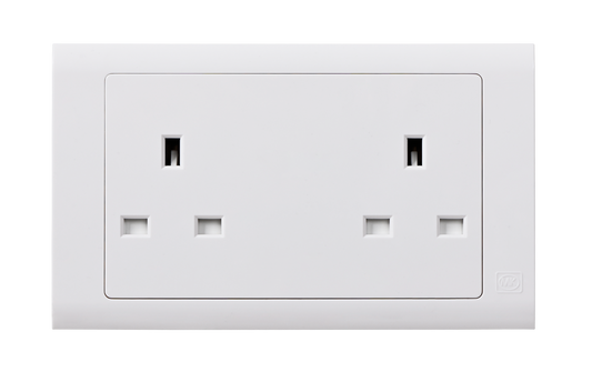 MK Essentials意莎系列 兩位13A插座